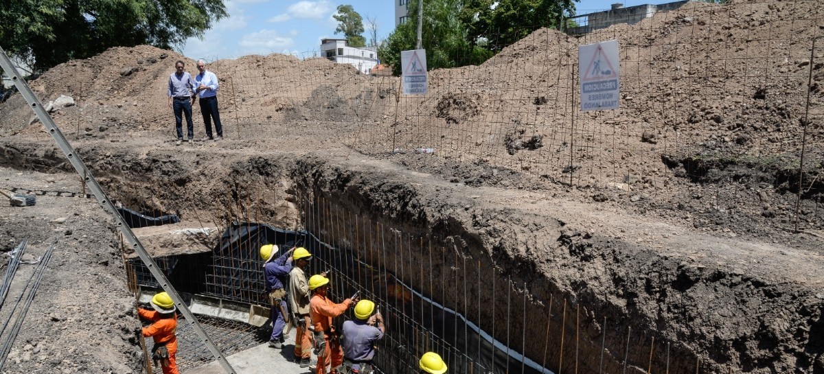 Nuevas obras en La Plata para fortalecer el sistema de drenaje y reducir el riesgo de anegamientos