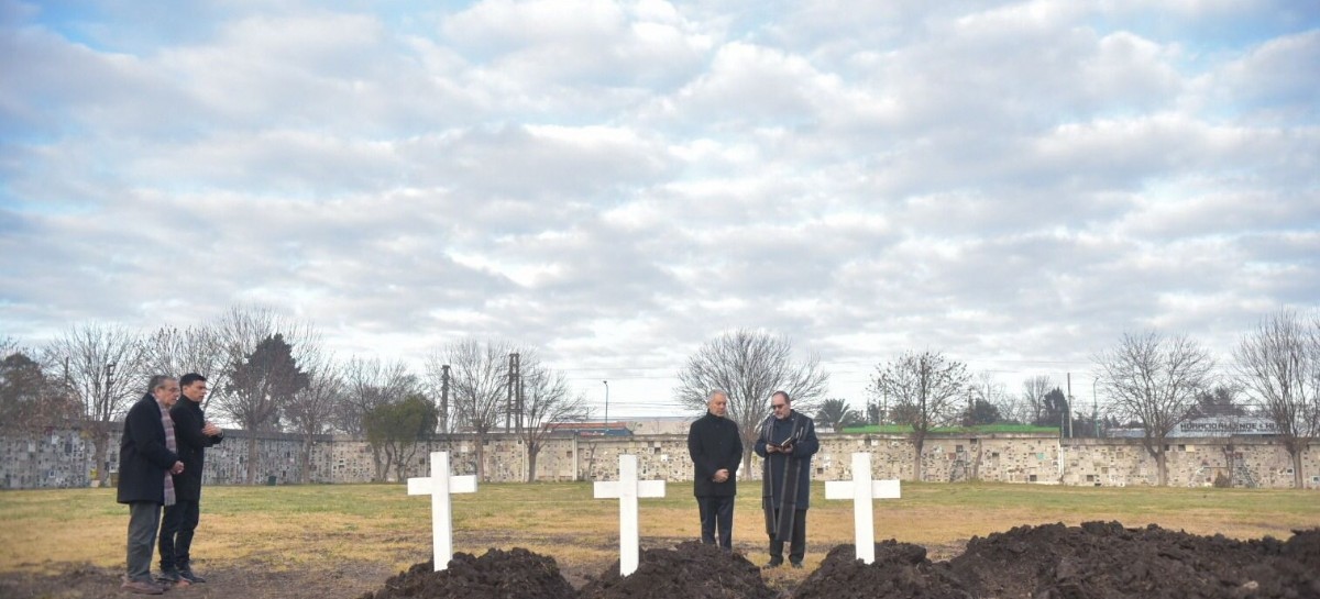 Cementerio: reinhumaron restos, asumieron nuevas autoridades e impulsan la emergencia del predio