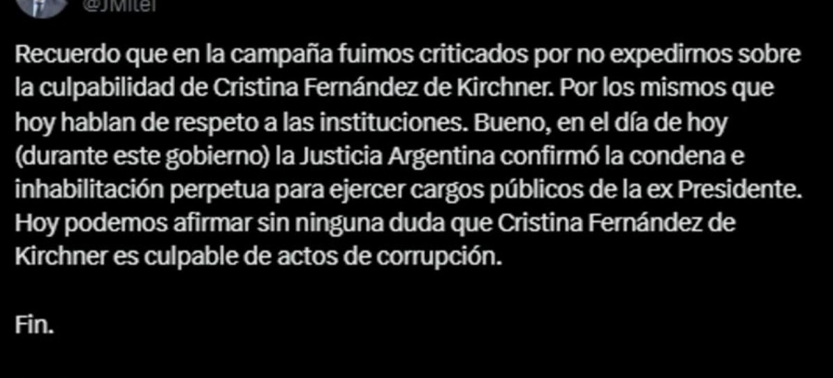 Sentencia contra CFK, la discusión no se baja de las redes sociales