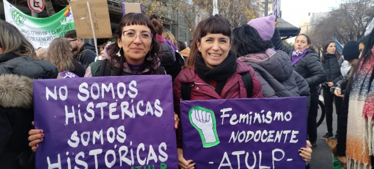 A nueve años del años del primer "Ni Una Menos", las mujeres llenaron las calles de La Plata