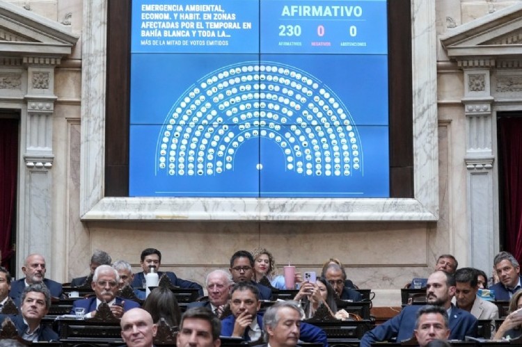En medio de un escándalo, Diputados de la Nación aprobó por unanimidad la emergencia en Bahía Blanca
