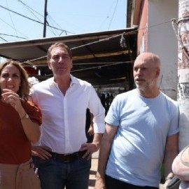 Rodríguez Larreta junto a Santilli en La Matanza, con más críticas por la situación de inseguridad