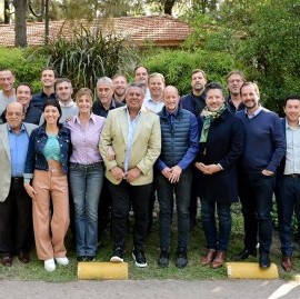 Chiqui Tapia se reunió con intendentes bonaerenses con la mira puesta en la seguridad en el fútbol