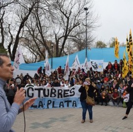 La Plata: en el Día de la Bandera el sector de Guillermo Escudero movilizó fuerte de cara a las PASO