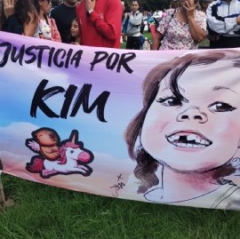 Conmovedor homenaje a Kím Gómez, la niña asesinada en un salvaje robo en La Plata