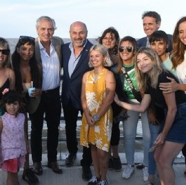 Ensenada: con la presencia del presidente Fernández, Secco inauguró el Paseo Costero de Punta Lara
