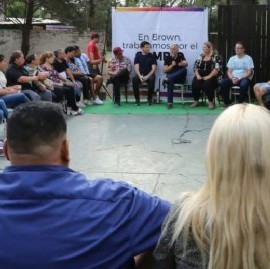 Pastores y referentes de iglesias se reunieron con el intendente de Lanús, Néstor Grindetti