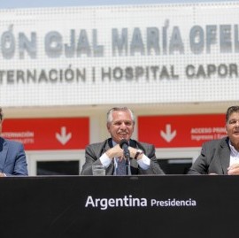José C. Paz: el presidente Alberto Fernández anunció la finalización de más de 2.800 obras públicas