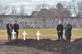 Cementerio: reinhumaron restos, asumieron nuevas autoridades e impulsan la emergencia del predio