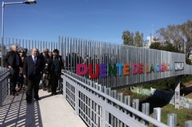 La UNLP inauguró el Puente de la Ciencia