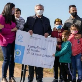 Primera casa: el presidente Fernández anunció una inversión de 77.200 millones de pesos