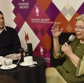 Elisa Carrió, en la interna de CABA, dijo que apoya incondicionalmente la candidatura de Quirós