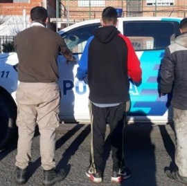 La Plata: cargaban en un camión postes robados del tendido eléctrico y fueron detenidos
