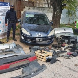 Presidente Perón: desarticularon en Guernica a una banda dedicada al robo y desguace de autos
