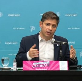 -EN VIVO- Axel Kicillof: "Nosotros no nos basamos en encuestas para combatir el Coronavirus"