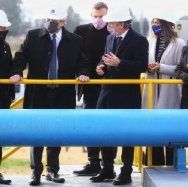 Presidente Perón: planta depuradora de líquidos cloacales beneficiará a más de 30 mil habitantes