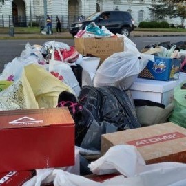 La colecta "Pies Calentitos" es récord en la ciudad de La Plata: alcanzó los 1400 pares de calzados