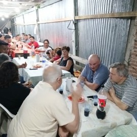 Organizaciones solidarias platenses despidieron el año con una cena