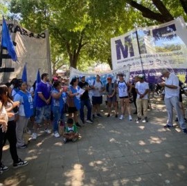 Fuerte reclamo social en el centro platense