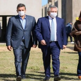 Aniversario de Ensenada: fuerte gesto de unidad entre el presidente, CFK, Kicillof y Massa