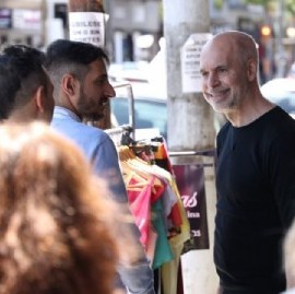 Rodríguez Larreta volvió a recorrer territorio bonaerense y este jueves lo hizo en Avellaneda