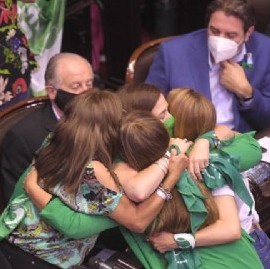 Con 131 votos a favor y 117 en contra, la Cámara de Diputados aprobó la legalización del aborto