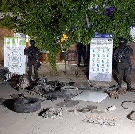 Tres detenidos por integrar banda dedicada al desguace y robo de autos en La Plata y en el Conurbano