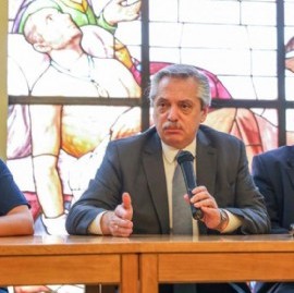 "Vine a escucharlos", les dijo Fernández a integrantes de la Pastoral Social y movimientos sociales