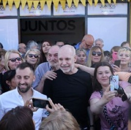 Rodríguez Larreta recorrió la Primera Sección Electoral bonaerense y denunció aprietes