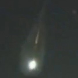 Antes de estrellarse, un meteorito provocó un fuerte estruendo