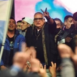 El "Pata" Medina desafió a la Justicia: participó de una actividad vinculada a la UOCRA