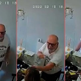 El dirigente de DDHH que le pegó a una mujer se dio el lujo de renunciar: nadie lo echó