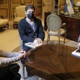 Kicillof y el ministro Trotta analizaron detalles del regreso a las aulas en territorio bonaerense