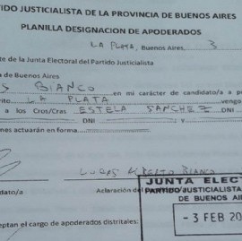 Internas en el PJ de La Plata: un sector presentó lista que no cuenta con "corruptos ni traidores"