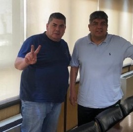 Fuerte respaldo de Pablo Moyano al secretario general de los Panaderos de Lanús, Gabriel Ruiz