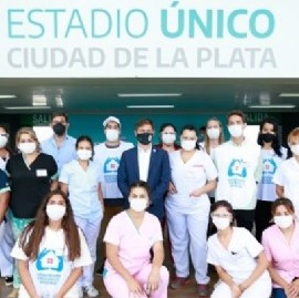La Plata: por un partido de fútbol de Copa Argentina suspendieron la vacunación en el Estadio Único