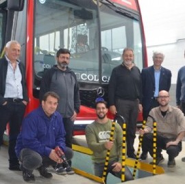 La Plata: Ingeniería avanza en la reconversión de colectivos en unidades 100% eléctricas