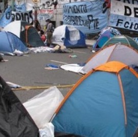 La "Unidad Piquetera" volverá a cortar la Avenida 9 de Julio, frente a la sede de Desarrollo Social