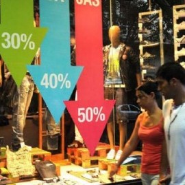 En febrero, las ventas en los comercios minoristas subieron un 20,7 % de manera interanual