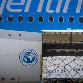 Llegan este jueves 818.150 dosis del componente 1 de la vacuna Sputnik V