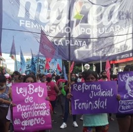 La Plata: la marcha por el 8 de Marzo tuvo fuertes críticas a la gestión municipal
