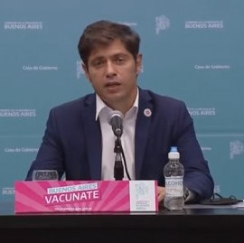 -EN VIVO-  Conferencia de prensa del gobernador Axel Kicillof