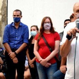 El PJ de La Plata se mostró unido en la presentación del avance de obras de su sede