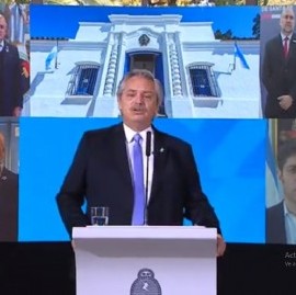 Frases destacadas del presidente Fernández durante el acto de la Independencia